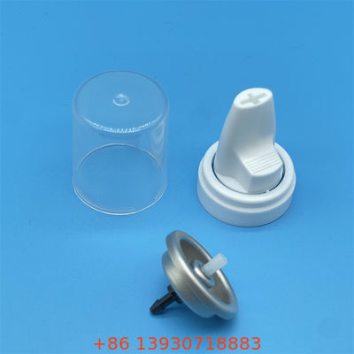 صمام ألومنيوم مقلوب بحجم بوصة واحدة لعلب موس الشعر لمنتجات رغوات التصفيف