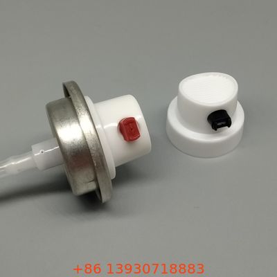 صمام رش طلاء أنثوي بوصة واحدة لطلاء الكتابة على الجدران في عبوات الأيروسول