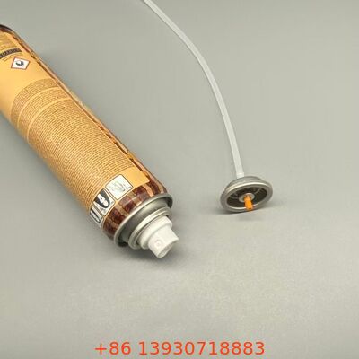 صمام رش الهباء الهوائي للشامبو الجاف مع فوهة ضباب فائقة الدقة لأداء خال من المخلفات وتشغيل 360 درجة