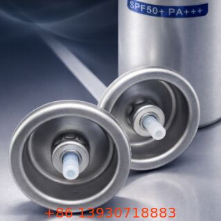 مضخة واقي شمسي بصمام للتحكم في التوزيع، مصنوعة من الصفيح والبلاستيك لمختلف تركيبات اللوشن