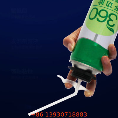 صمام رش رغوة البولي يوريثين قصير الساق لعلب رغوة البولي يوريثين | صمام توزيع رغوة العزل