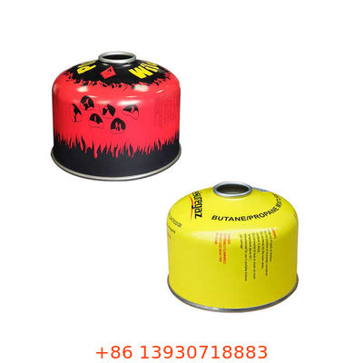 زجاجة غاز البوتان بحجم السفر لعربات التخييم بتصميم موفر للمساحة وسهولة التخزين