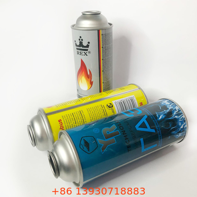 خزان غاز البيوتان المصنوع من الصفيح مع CMYK 4 لون ولون Panton 1 X Canister