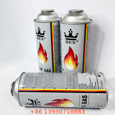 خزان غاز البيوتان المصنوع من الصفيح مع CMYK 4 لون ولون Panton 1 X Canister