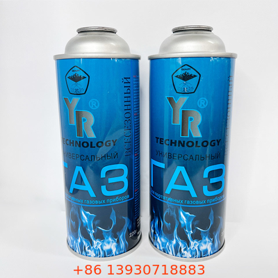 خزان غاز البيوتان المصنوع من الصفيح مع CMYK 4 لون ولون Panton 1 X Canister