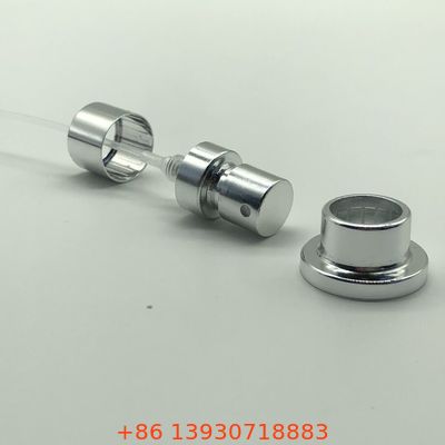 مضخة عطر فضية مصممة بدقة مع رذاذ متحكم به ثابت وتشطيب معدني مقاوم