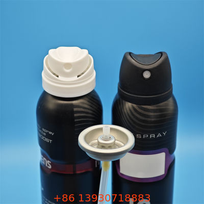 صمام رذاذ الجسم المتناسب مع مزيل الروائح عالية السرعة لعلامات تجارية العناية الشخصية في السوق الشاملة والملءات التعاقدية مع البناء القوي والإنتاج المتسق