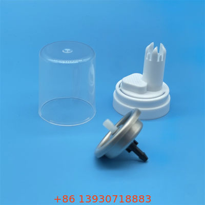 صمام ألومنيوم مقلوب بحجم بوصة واحدة لعلب موس الشعر لمنتجات رغوات التصفيف