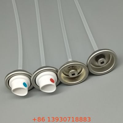 صمام طلاء بخاخ أنثوي لتطبيقات علب الرذاذ صمام توزيع طلاء مضاد للتسرب للاستخدام الصناعي والمنزلي