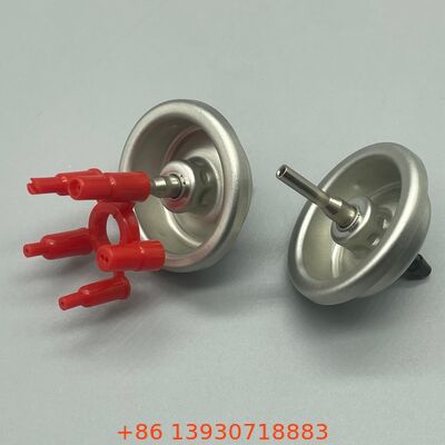 صمام إعادة تعبئة بوتان دقيق لمواقد الغاز والسخانات المتنقلة للتخييم مع قبضة إرغونومية