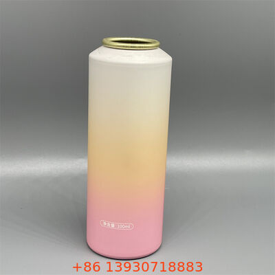 علب رش الألومنيوم الهباء الجوي للاستخدام التجميلي والمنزلي والصناعي