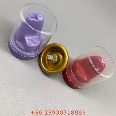 صمام الألومنيوم المقلوب مع الختم الآمن ووظيفة 360 درجة للتصميم المهني