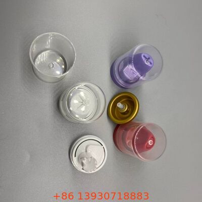 صمام بخاخ أيروسول مقاوم للتآكل من الألومنيوم مع وظيفة 360 درجة لموس الشعر