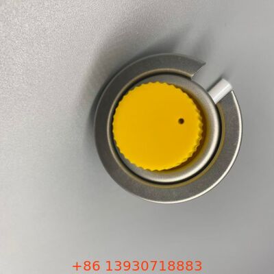 صمام موقد الطهي الخارجي بطول 1 بوصة مع غطاء أمان أحمر