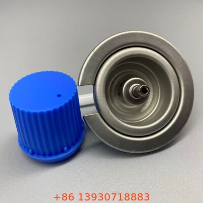 صمام موقد الطهي الخارجي بطول 1 بوصة مع غطاء أمان أحمر