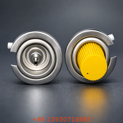 صمام إعادة تعبئة البيوتان من الصفيح مقاس 1 بوصة لإطلاق الوقود المتحكم فيه