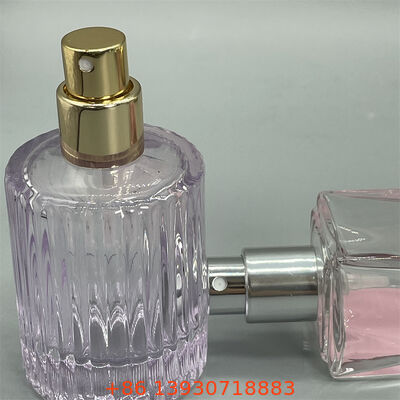 مضخة العطور من الألومنيوم المتطاطي ، فوهة رش العطور المعدنية لقنينة العطور التجميلية