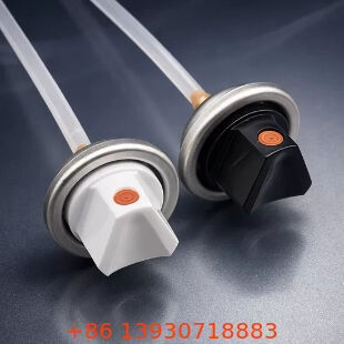 صمام بخاخ طلاء ذكوري مُلون مسبقًا للتعبئة والتغليف الموحد بصريًا