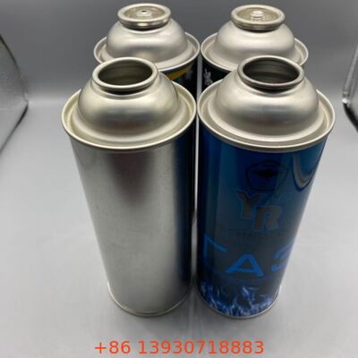 Tinplate 65mm Refillable Butane Gas Canister for Premium Storage Stability