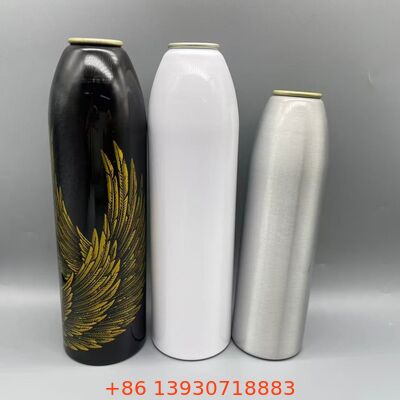 علبة بخاخ ألومنيوم فارغة 53 مم 59 مم، علبة تغليف بخاخ مزيل العرق ومعطر الجو