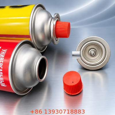 1-Inch Tinplate Butane Gas Valve for Controlled Flow in Butane Refill Systems