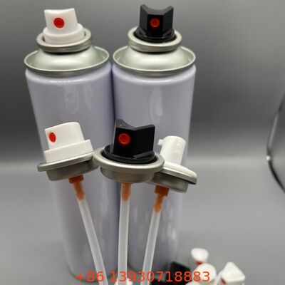 Custom Color Matching Male Aerosol Valve and Actuator with UV-Resistant Painted Surface and Strong Sealing Performance