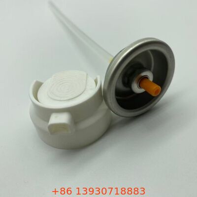 Travel Toiletry Shaving Foam Aerosol Valve with One-hand Ergonomic Trigger and Anti-clogging Shaving Foam Spray Valve