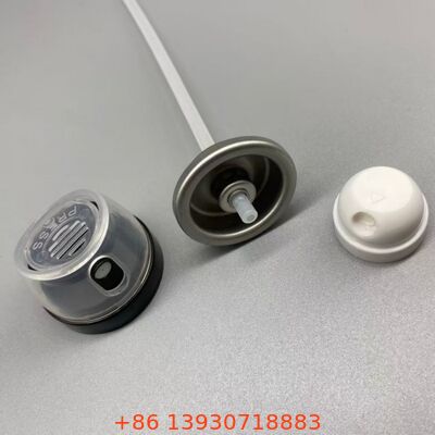 صمام رش الجسم المزيل المقاوم للتسرب ومقاوم للتسرب مع تكنولوجيا توزيع 360 درجة ومناسب عالمي لعلب الألومنيوم القياسية